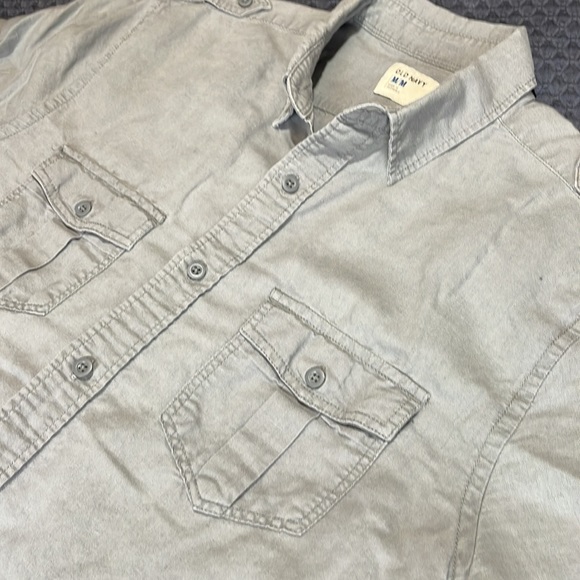 Men’s med linen blend SS - Picture 3 of 5